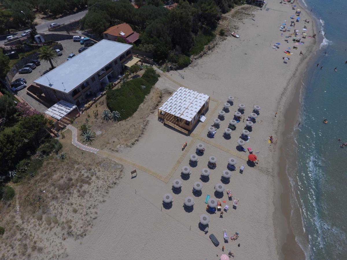 Residence Le Palme - Appartamenti Sul Mare - Spiaggia Tra Palinuro E Caprioli Pisciotta Eksteriør billede