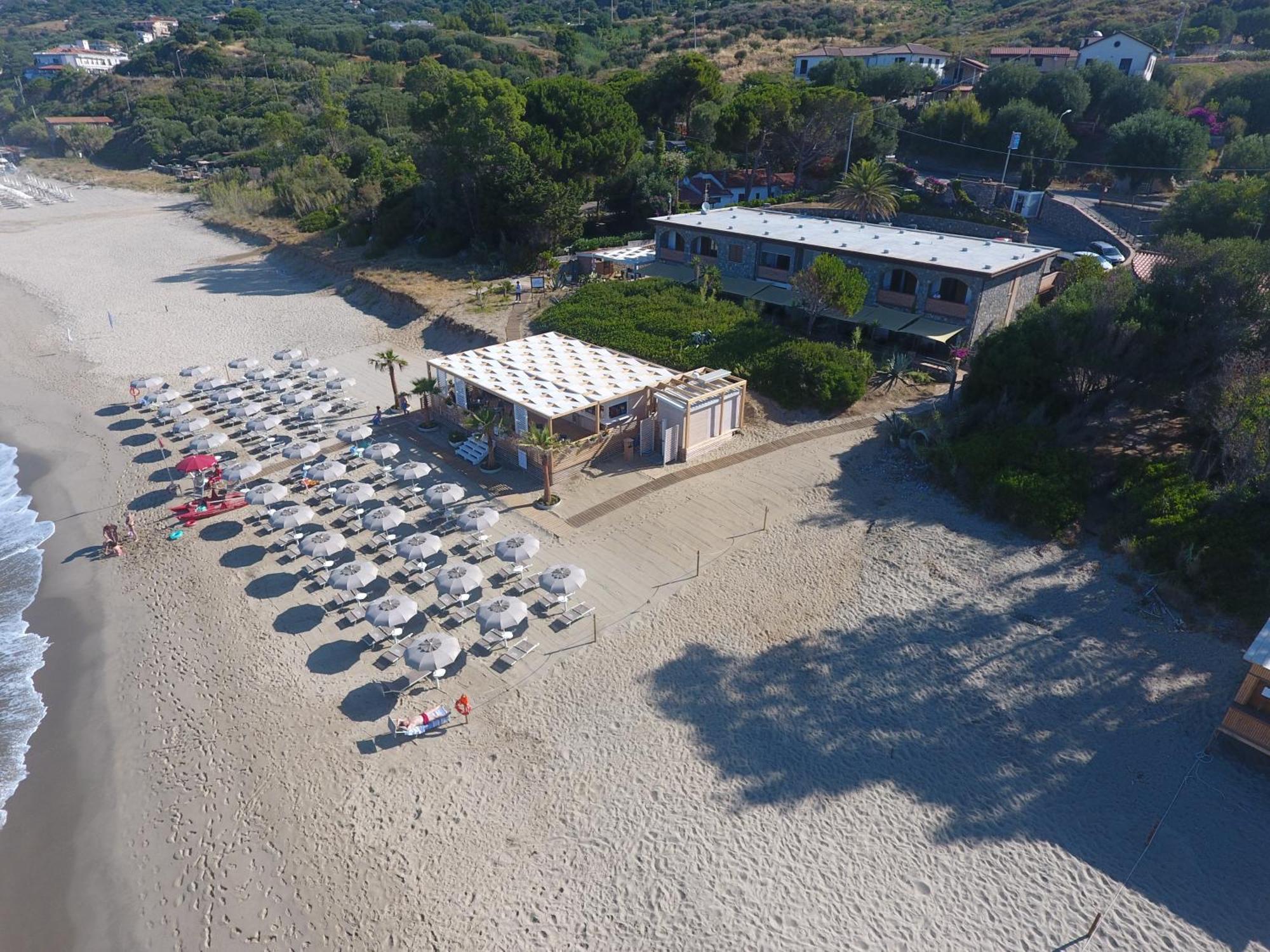 Residence Le Palme - Appartamenti Sul Mare - Spiaggia Tra Palinuro E Caprioli Pisciotta Eksteriør billede